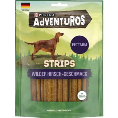 PURINA Adventuros Strips Hirsch 90 gr