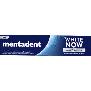 Mentadent Zahnpasta White Now