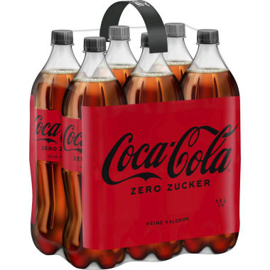 Coca-Cola Zero Tray 6x 1,5 Liter