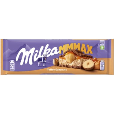 MILKA Schokolade Toffee Ganznuss