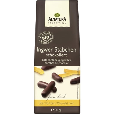 Alnatura Bio Selection Ingwer Stäbchen schokoliert