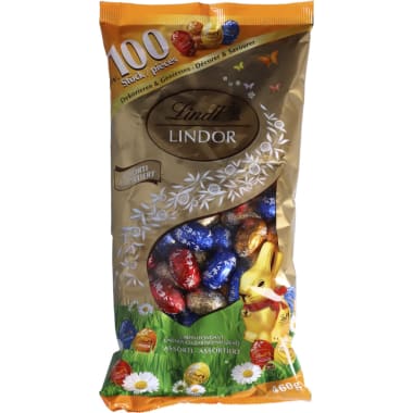 Lindt&Sprüngli Lindor Assorted Eggs 100 Stück