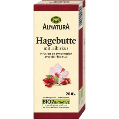 Alnatura Bio Hagebutten Tee mit Hibiskus