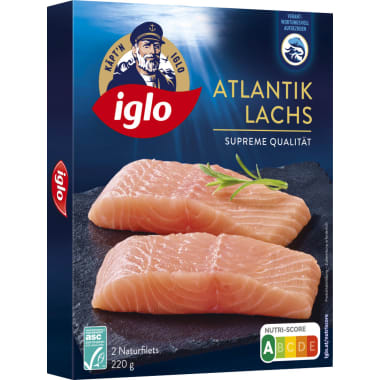 iglo Premium Atlantik Lachs Naturfilets