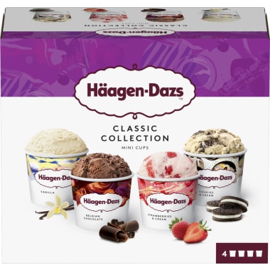 Häagen-Dazs Classic Selection 4er-Packung