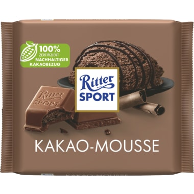 RITTER SPORT Schokolade Bunte Vielfalt Kakao-Mousse