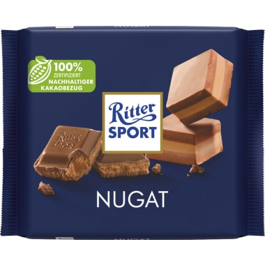 RITTER SPORT Schokolade Bunte Vielfalt Nugat