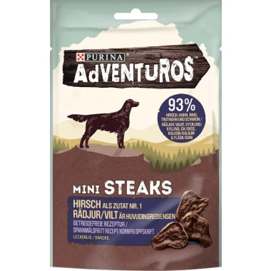 PURINA Adventuros Mini Steaks Hirsch 70 gr