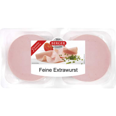 Berger Feine Extrawurst geschnitten