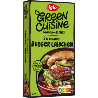 iglo Green Cuisine Vegetarische Burgerlaibchen