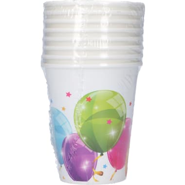 Kuwopa Pappbecher Ballons 200 ml