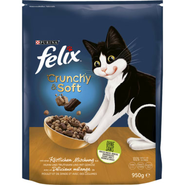 PURINA Felix Crunchy & Soft Geflügel