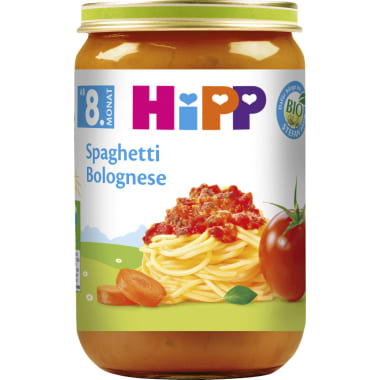 HiPP Spaghetti Bolognese 8. Monat