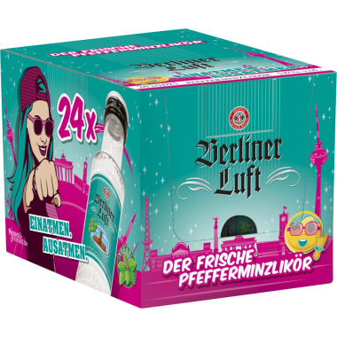 Berliner Luft Pfefferminzlikör 24x 0,02 Liter