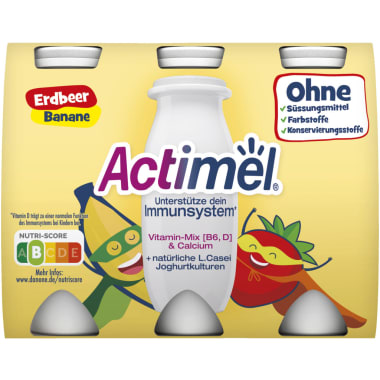 Danone Actimel Kids Erdbeere-Banane 6er-Packung