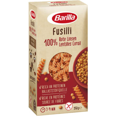 Barilla Fusilli aus roten Linsen