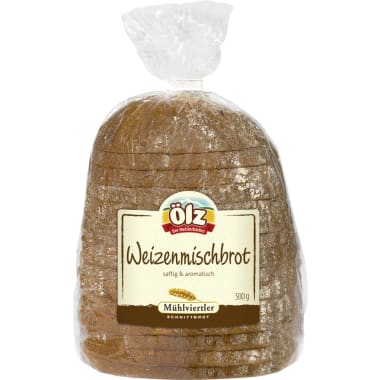 Ölz der Meisterbäcker Weizenmischbrot geschnitten