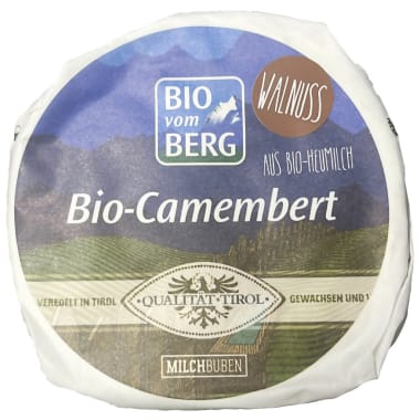 BIO vom BERG Bio Tiroler Camembert mit Walnüssen 45%