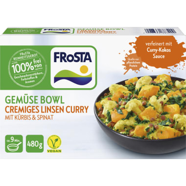 FRoSTA Gemüse Bowl Cremiges Linsen Curry