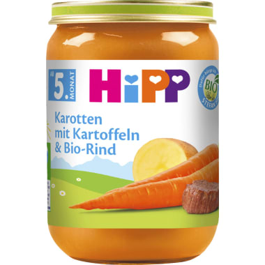 HiPP Karotten-Kartoffeln-Rind 4. Monat