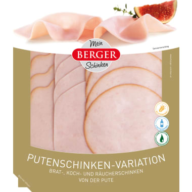 Berger Putenschinken-Variation geschnitten