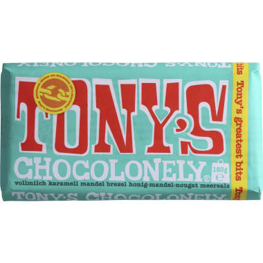 Tony's Chocolonely Honig-Mandelnougat und Meersalz