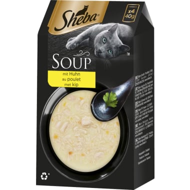 SHEBA Soup Huehnerbrust 4x40 gr