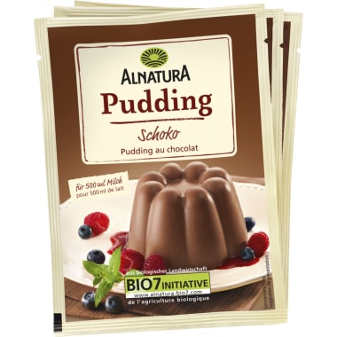 Alnatura Bio Pudding Schoko Pulver 3er-Packung