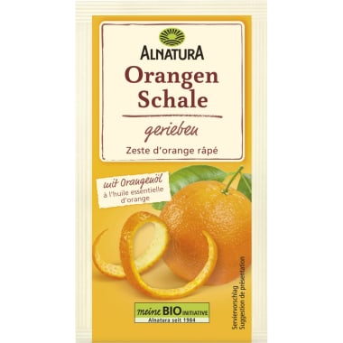 Alnatura Bio Orangenschale gerieben