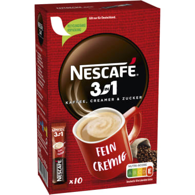 NESCAFE 3 in 1 Löskaffee 10 Sticks x 16,5 gr