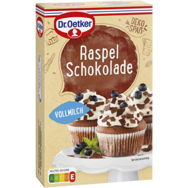 Dr. Oetker Raspelschokolade Vollmilch