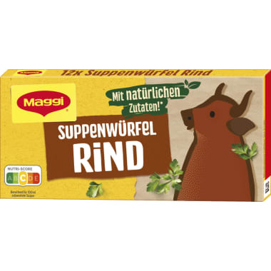 MAGGI Rindfleischsuppe Bouillon 12 Würfel