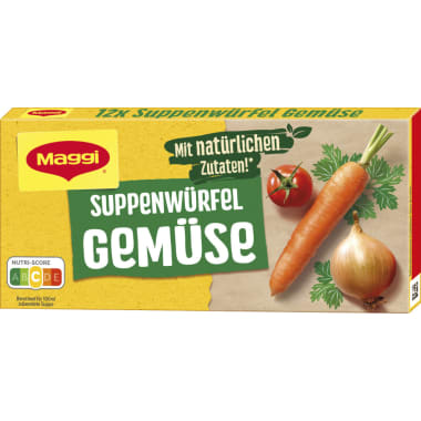 MAGGI Gemüsesuppe Bouillon 12 Würfel