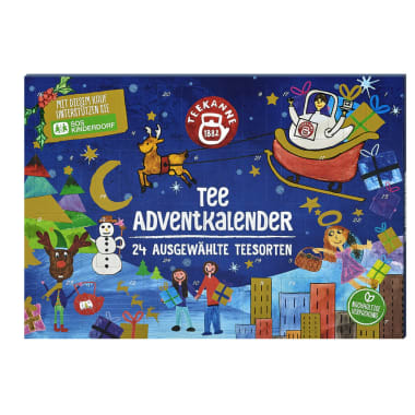 Teekanne Adventkalender SOS Kinderdorf