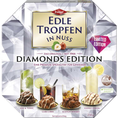 Trumpf Edle Tropfen in Nuss Diamonds Edition