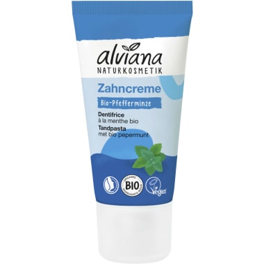 alviana Zahncreme Minze Probiergröße