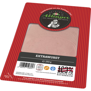 Ablinger Extrawurst geschnitten