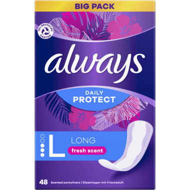 Always Alldays Slipeinlage Large Freshness 48er-Packung