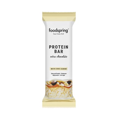 FOODSPRING Protein Riegel White Chocolate Almond