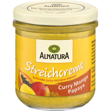 Alnatura Bio Streichcreme Curry-Mango-Papaya