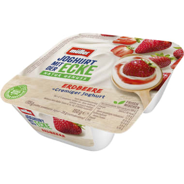 MÜLLER Joghurt mit der Ecke Erdbeere