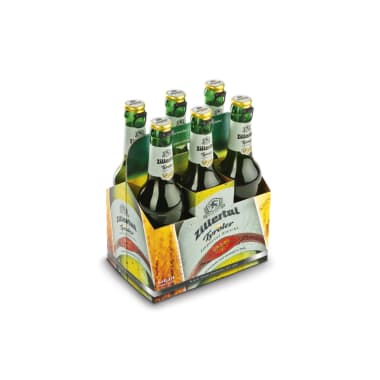 Zillertal Bier Tyroler Imperial Zwickl Tray 6x 0,33 Liter