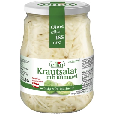 efko Krautsalat mit Kümmel im Glas