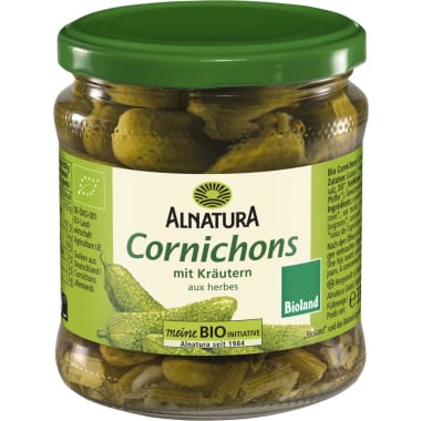 Alnatura Bio Cornichons mit Kräuter