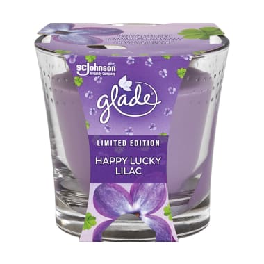Glade  Duftkerze Happy Lucky Lilac