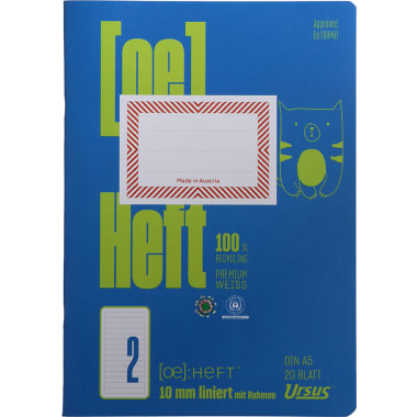 Heft Liniert A5 Nr. 2 20 Blatt