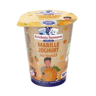 Erlebnissennerei Zillertal Marillenjoghurt aus Heumilch