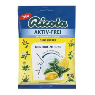 Ricola Aktiv Frei zuckerfrei Zitrone