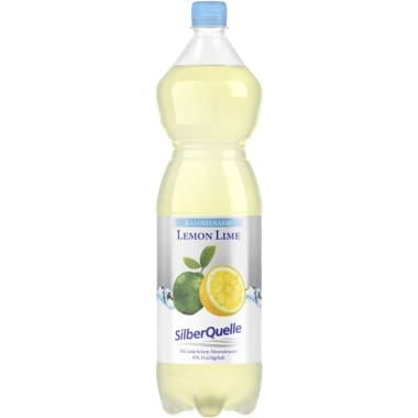 SilberQuelle Lemon Lime kalorienarm 1,5 Liter