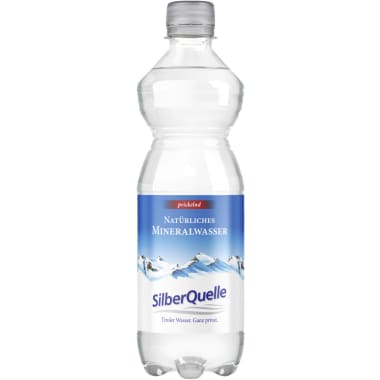 SilberQuelle Mineralwasser belebend 0,5 Liter